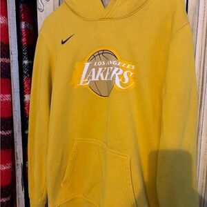 Nike Yellow Los Angeles Lakers Hoodie